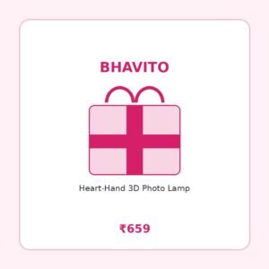 Heart-Hand 3D Photo Lamp